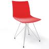 Стул пластиковый Kanvas TC красный 430х500х790 мм