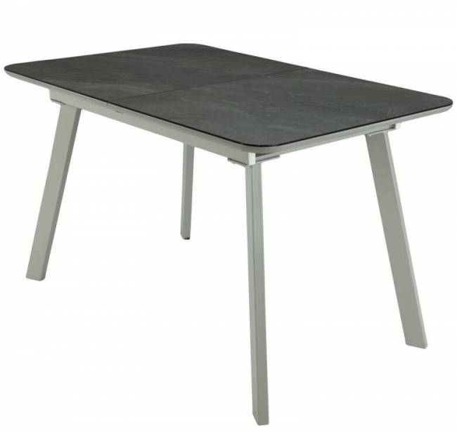 Стол, MK-7702-GR, раскладной, 80х120(160)х76 см, Серый