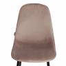 Стул BREEZE (mod. JSC-58) / 1 шт. в упаковке Велюр/металл , 44 х 53 х 86 см, coffee (кофейный) HLR 9 / черный кофейный Велюр/металл