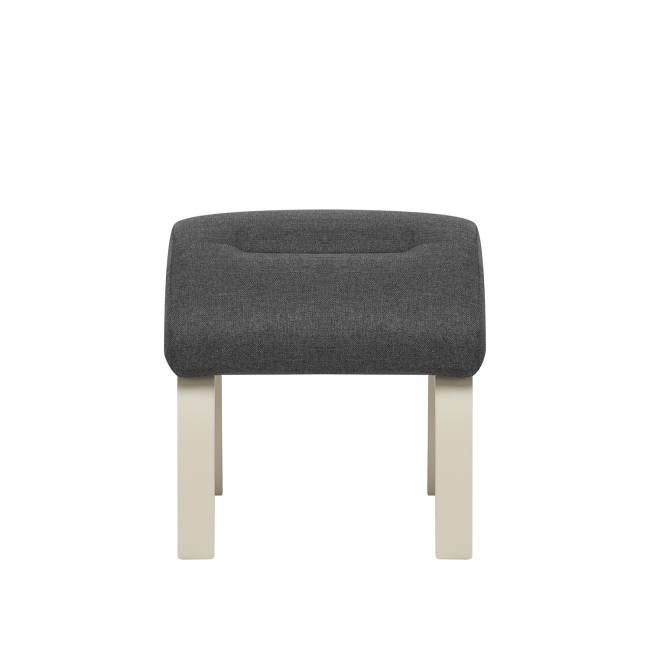 Пуф Leset Лион универсальный Слоновая кость Malmo 95 (темно-серый)