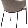 Стул ДИЛЛ, цвет RAIN 11 капучино, велюр / черный каркас М-City