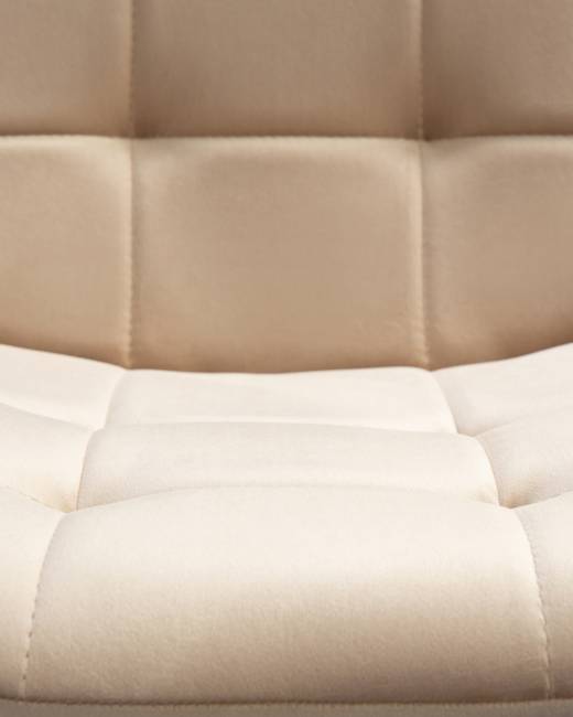 Набор 4 шт Стул обеденный DOBRIN CHILLY, Бежевый Holland 07, основание белое