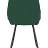 Стул обеденный DOBRIN STELLA, ЭМАЛЬ ЧЕРНЫЙ МУАР велюр Catania Izumrud