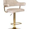Набор 2 шт Стул барный DOBRIN CHARLY GOLD, бежевый твид (LEO26)