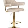 Набор 2 шт Стул барный DOBRIN CHARLY GOLD, бежевый твид (LEO26)