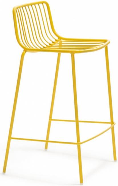 Стул металлический полубарный Nolita желтый 495х465х860 мм