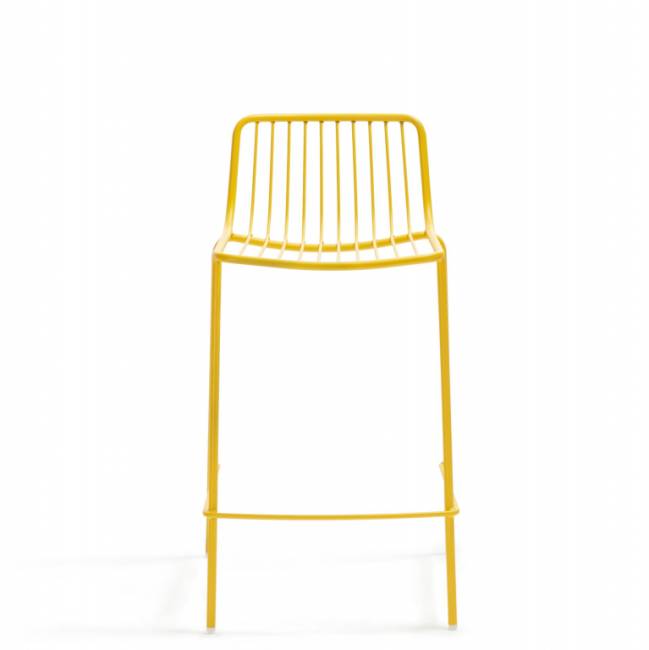 Стул металлический полубарный Nolita желтый 495х465х860 мм