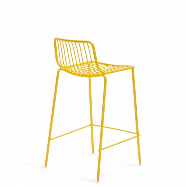 Стул металлический полубарный Nolita желтый 495х465х860 мм