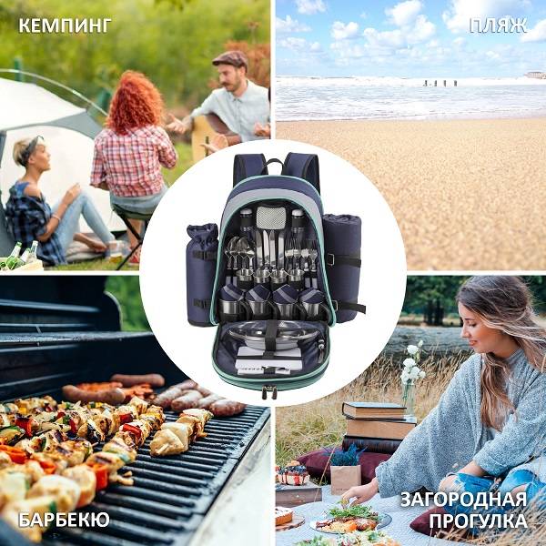 Набор для пикника 3171 36 предметов 9 л Набор для пикника 3171 36 предметов 9 л
