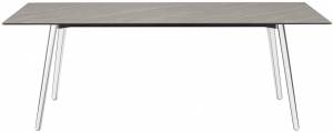 Стол ламинированный Squid алюминиевый, камень 2090х1000х730 мм