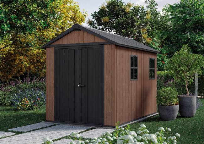 Сарай "Ньютон Плюс 7,5х9" (размеры 210 х 282 или 279 х 216 (wide) см), коричневый (Newton Plus) Сарай "Ньютон Плюс 7,5х9" (размеры 210 х 282 или 279 х 216 (wide) см), коричневый (Newton Plus)