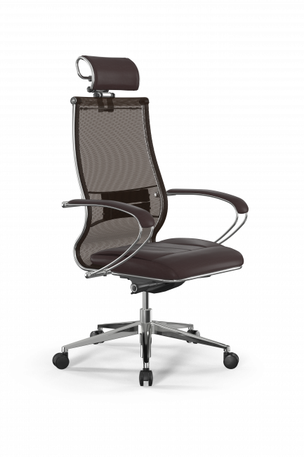 Кресло Samurai L2-6K - TS+Infinity /Kc00/Wm06/K2cL/H2cL-3D(M26.B32.G25.W03), темно-коричневый