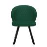 Стул DikLine 249 поворотный, K13 изумруд, ножки черные