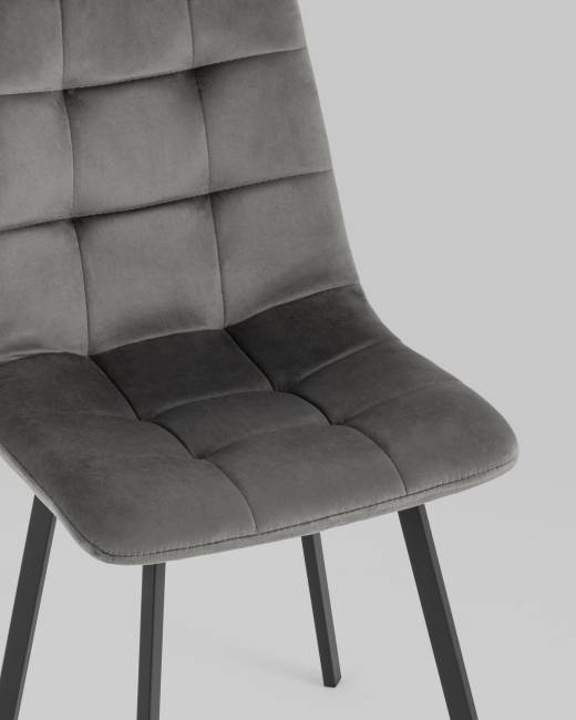 Стул Chilly велюр антрацитовый 4 шт.