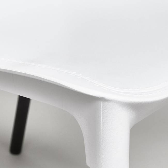 Стул GENIUS (mod 75) металл/пластик, 46x56x84cм, белый/черные ножки (Комплект из 4 шт.) белый металл/пластик Стул GENIUS (mod 75) металл/пластик, 46x56x84cм, белый/черные ножки (Комплект из 4 шт.) белый металл/пластик