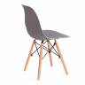 Стул CINDY (EAMES) (mod. 1801) / 1 шт. в упаковке дерево бук/металл/сиденье пластик, 45x51x82 см, Light grey (светло-серый) Light grey (светло-серый) дерево бук/металл/сиденье пластик