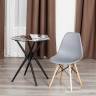 Стул CINDY (EAMES) (mod. 1801) / 1 шт. в упаковке дерево бук/металл/сиденье пластик, 45x51x82 см, Light grey (светло-серый) Light grey (светло-серый) дерево бук/металл/сиденье пластик