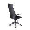 Кресло офисное / IQ / черный пластик / черная ткань