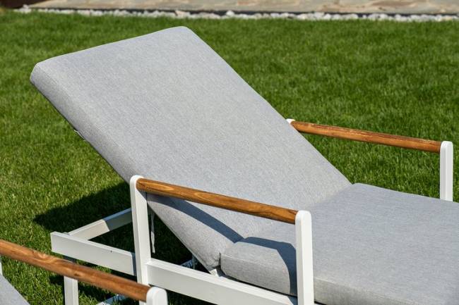 Комплект для отдыха из алюминия MAYA белый  Joygarden