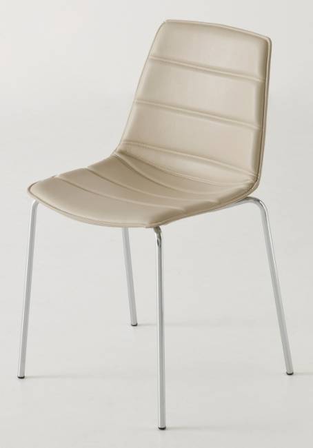 Стул пластиковый с обивкой Dress Alhambra NA 490х480х820 мм