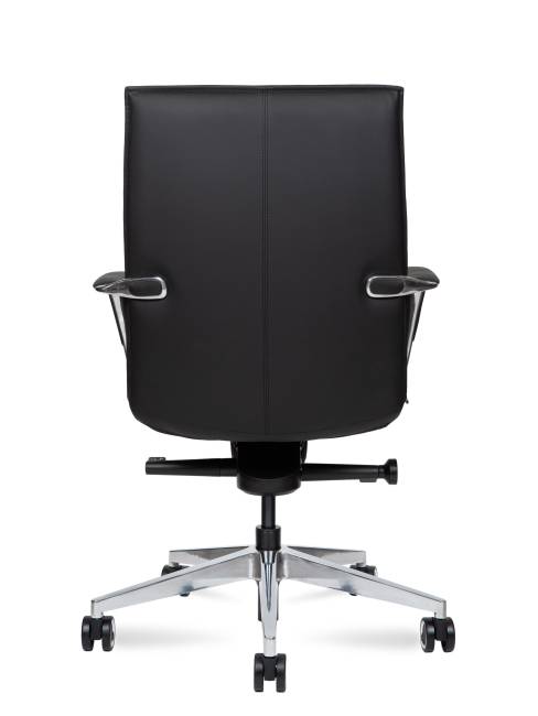 Кресло офисное / Паркер LB / Parker LB / черная экокожа / алюминиевая база Кресло офисное / Паркер LB / Parker LB / черная экокожа / алюминиевая база