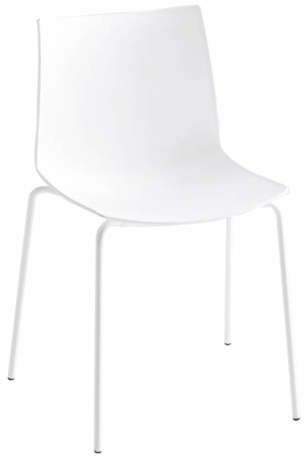 Стул пластиковый Kanvas NA белый 470х500х790 мм Стул пластиковый Kanvas NA белый 470х500х790 мм