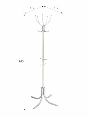 Вешалка напольная М 10 металлик