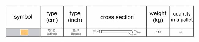 Столешница прямоугольная Werzalit Woodart каньонский дворцовый дуб 700х1200х20.5 мм