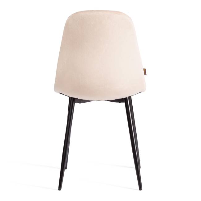 Стул BREEZE (mod. JSC-58) / 1 шт. в упаковке Велюр/металл , 44 х 53 х 86 см, creamy (кремовый) HLR 5 / черный кремовый Велюр/металл