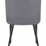 Стул обеденный DOBRIN RICHARD, черные матовые ножки, темно-серый велюр (V108-91)