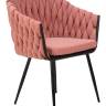 Набор 2 шт Стул обеденный DOBRIN MATILDA, розовая ткань (LAR 275-10)