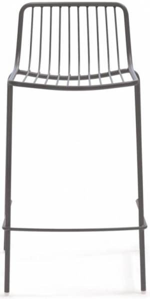 Стул металлический полубарный Nolita серый 495х465х860 мм