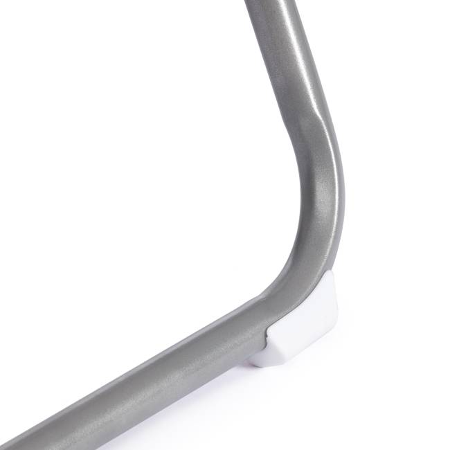 Стул складной Folder/Фолдер (мод. 3017H)/2 шт. в упаковке каркас: металл, сиденье/спинка: пластик, 49х46.5х73.5см, белый/серый  (Комплект из 2 шт.) белый, серый каркас: металл, сиденье/спинка: пластик