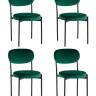 Стул Бриф NEW велюр зелёный 4 шт