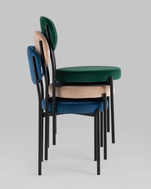 Стул Бриф NEW велюр зелёный 4 шт