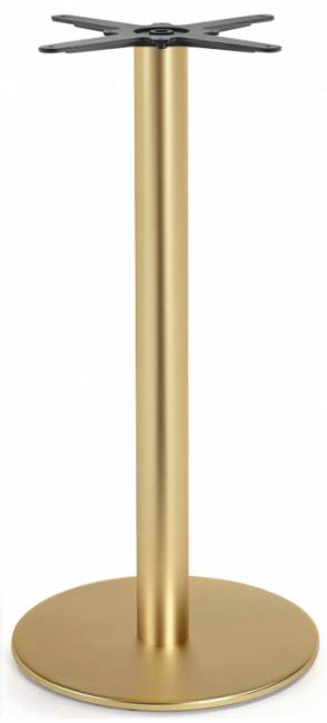 Подстолье металлическое барное Tiffany сатинированная латунь Ø450х1090 мм