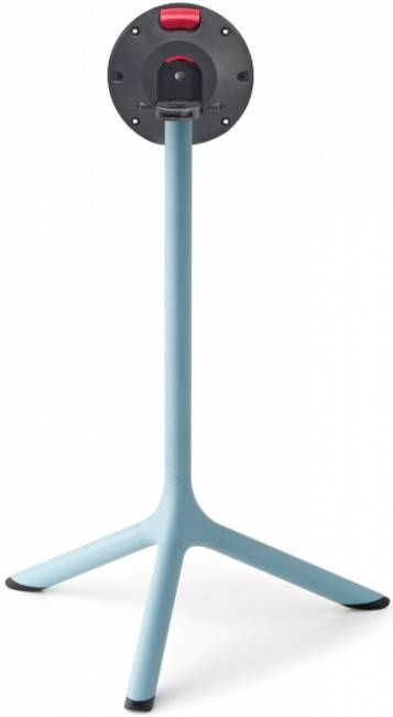 Стол ламинированный обеденный складной Tripe Folding голубой, каменный 640х640х740 мм Стол ламинированный обеденный складной Tripe Folding голубой, каменный 640х640х740 мм