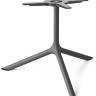 Столик ламинированный кофейный Tripe Maxi антрацит, кортен Ø800х510 мм