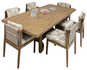 Комплект деревянной обеденной мебели Vulcano Ponza натуральный, ADORN007, 10196