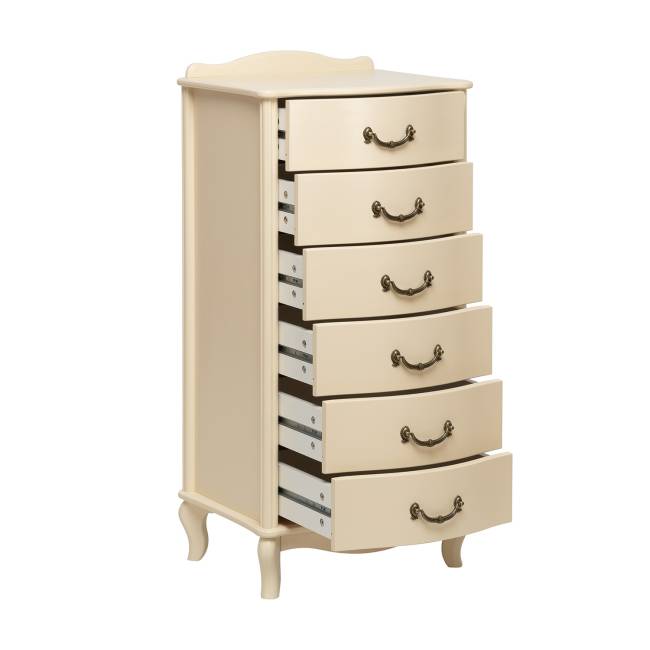 Комод Leset "Джульетта" узкий (6 ящ.) Дуб шампань