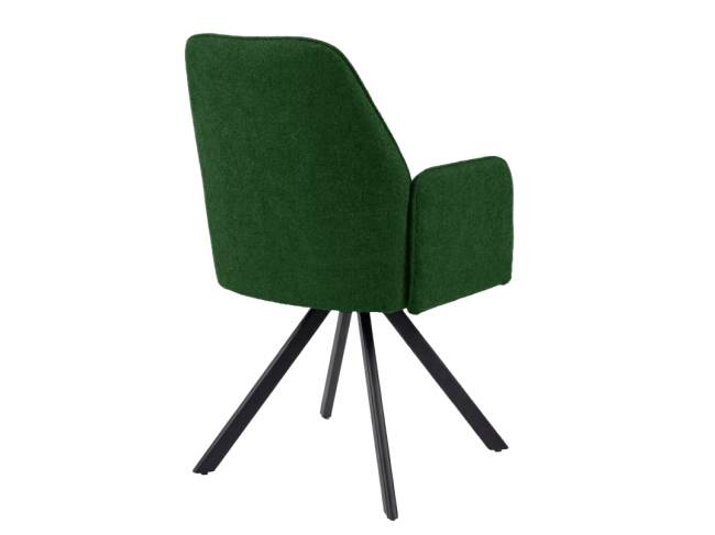 Стул DikLine 293 поворотный BL10 зеленый, ножки черные Стул DikLine 293 поворотный BL10 зеленый, ножки черные