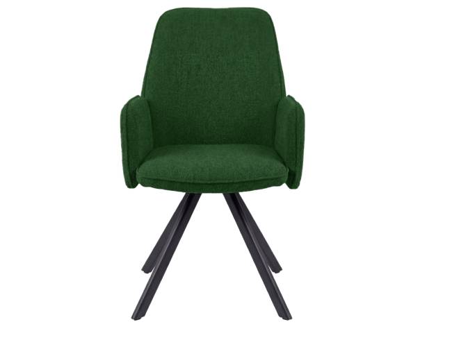 Стул DikLine 293 поворотный BL10 зеленый, ножки черные Стул DikLine 293 поворотный BL10 зеленый, ножки черные