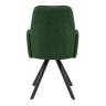 Стул DikLine 293 поворотный BL10 зеленый, ножки черные Стул DikLine 293 поворотный BL10 зеленый, ножки черные
