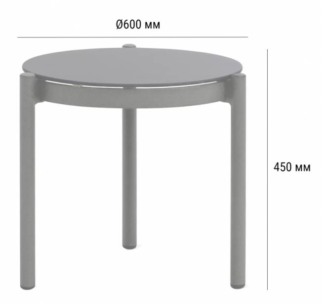 Комплект плетеной мебели Lounge антрацит