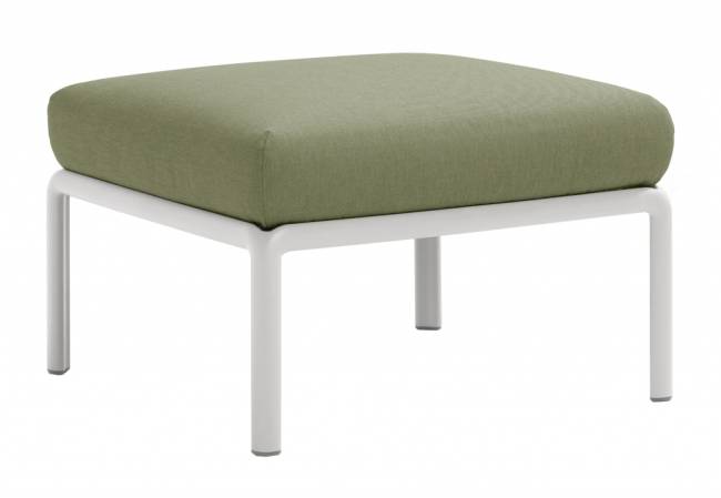 Пуф пластиковый с подушкой Komodo Pouf белый, джунгли 700х700х490 мм Пуф пластиковый с подушкой Komodo Pouf белый, джунгли 700х700х490 мм