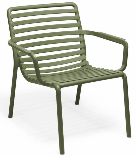 Лаунж-кресло пластиковое Doga Relax агава 700х755х760 мм