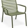 Лаунж-кресло пластиковое Doga Relax агава 700х755х760 мм
