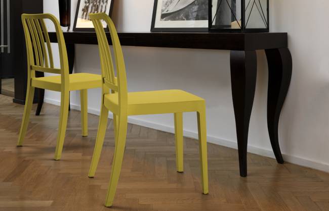 Стул пластиковый Varia-S лайм 495х520х870 мм