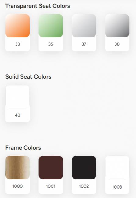 Стул пластиковый X-Treme-S Wox Beech Wood венге, белый 470х500х840 мм