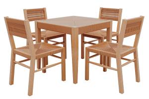 Комплект плетеной мебели MOKKA BALI обеденный на 4 персоны